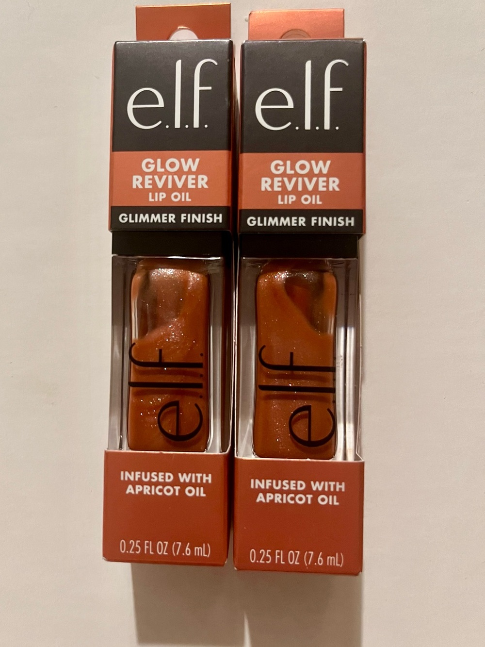 e.l.f. Glow Reviver Lip Oil Super Neutral - 2 Pack